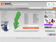 Tablet Screenshot of e-pool.se